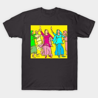 Punjabi Giddah dancers 1 T-Shirt